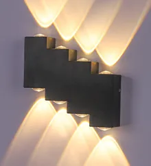 APLICA LED 8*1W IP65 STEP NEAGRA