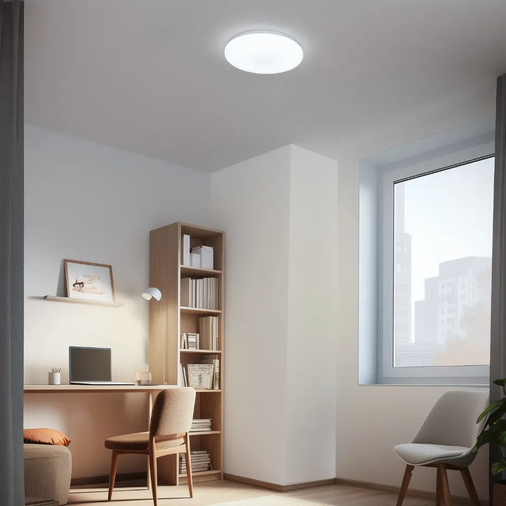 [UB60401] Aplica LED CL 24W 6500K,Lumina Rece,Rotunda,Alba