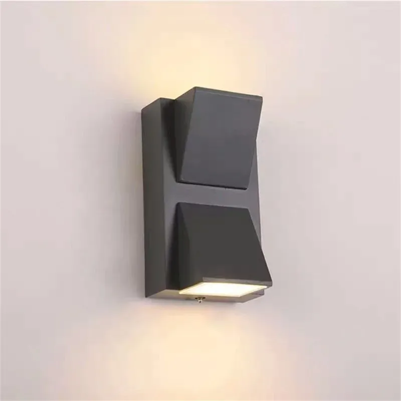 Aplica LED 6W Lumina Calda,Exterior ,IP65,Neagra