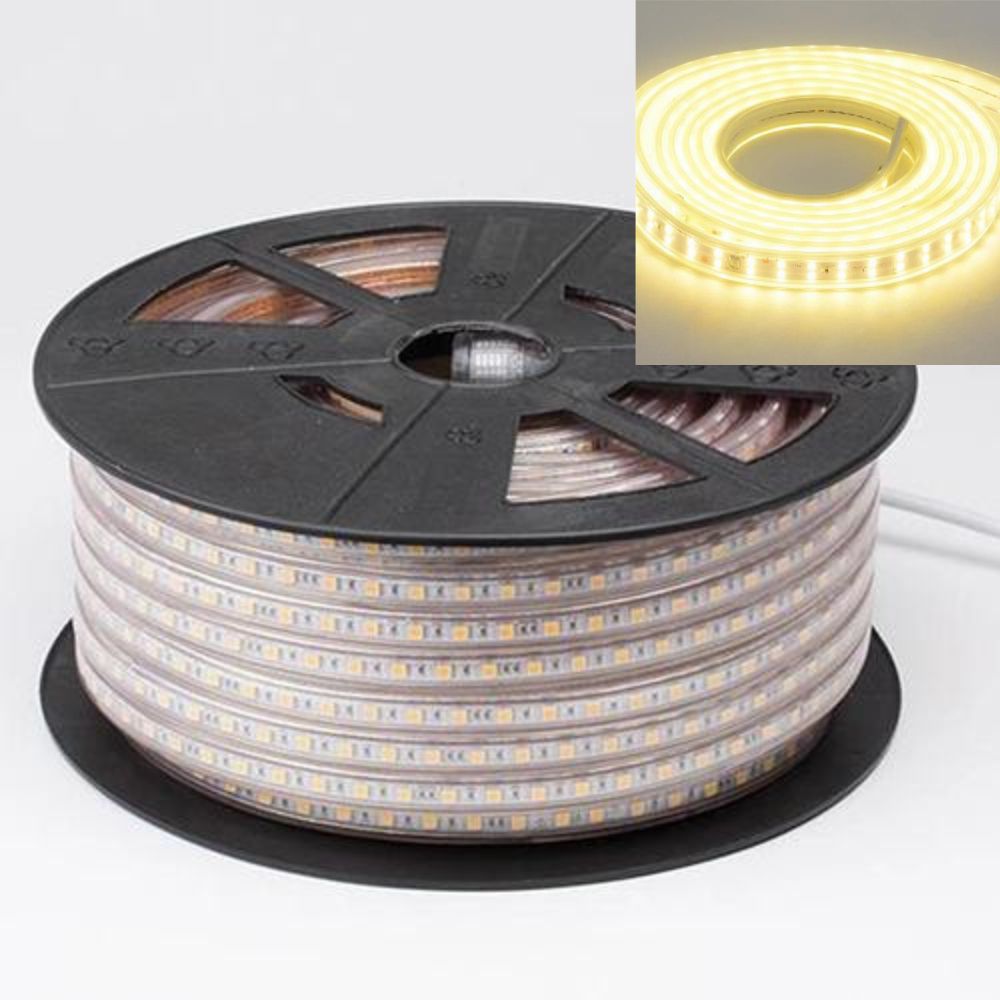 Banda Led Exterior 2835 3000K IP65 3,9W Led , Rola 50ml  290Lm 156 leduri pe metru Colorado