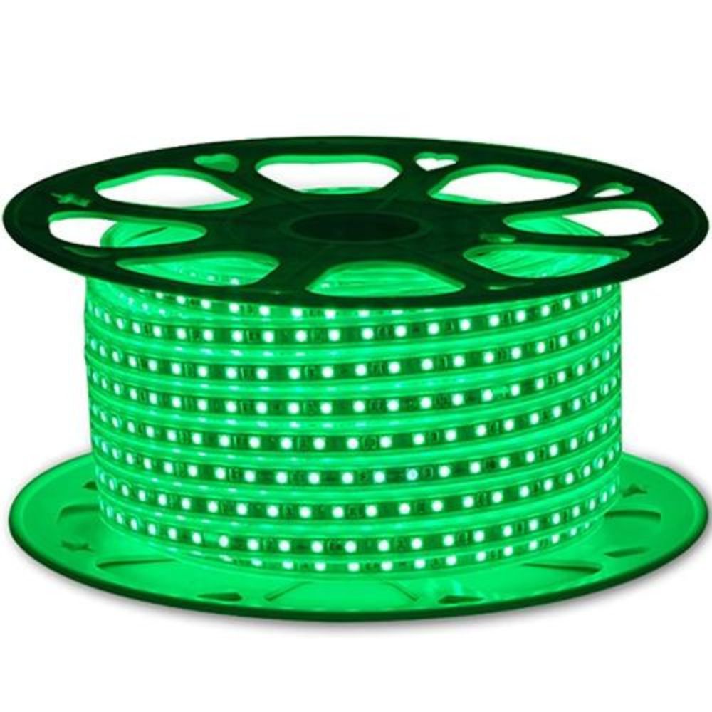 Banda Led Exterior 5050 Verde IP65 3,5W Led , Rola 50ml  240Lm 60 leduri pe metru Volga