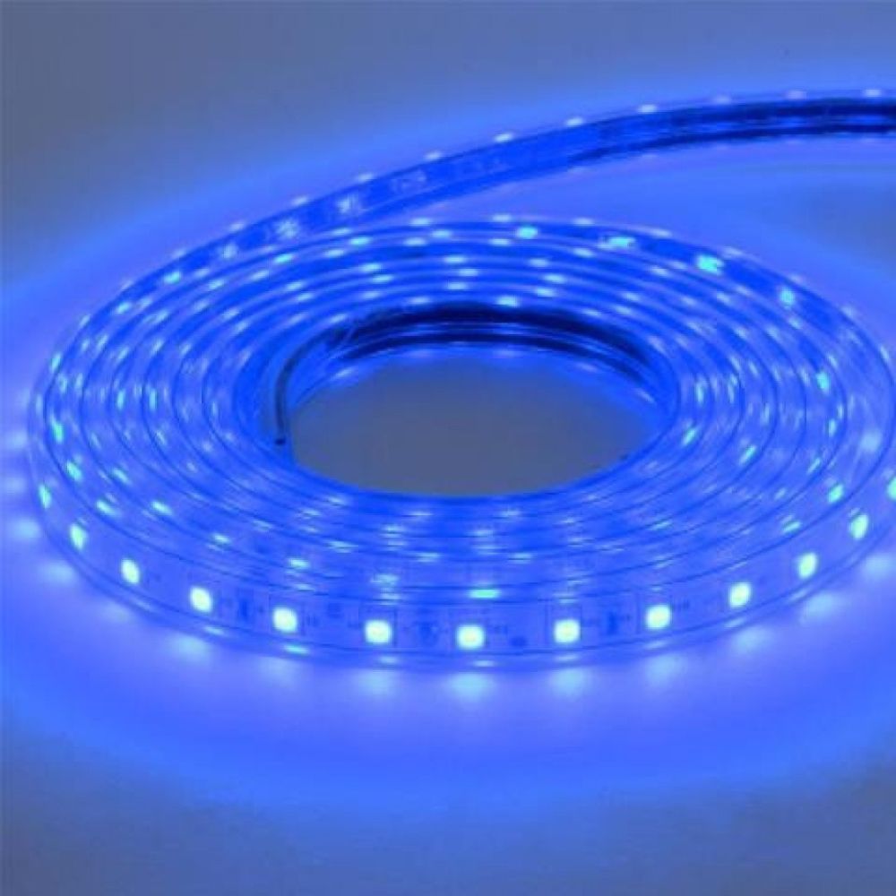Banda Led Exterior 5050, 5M, Albastra IP65 3,5W, 240Lm 60 leduri pe metru Volga