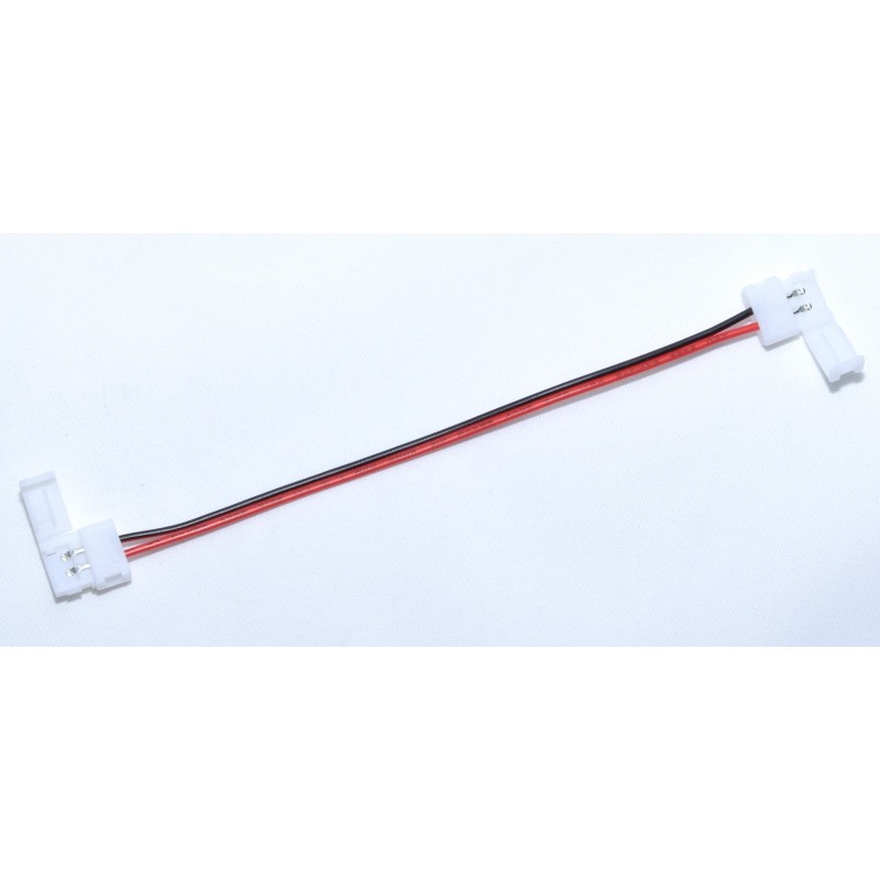 Conector banda led de colt cu cablu 15cm, 2 fire