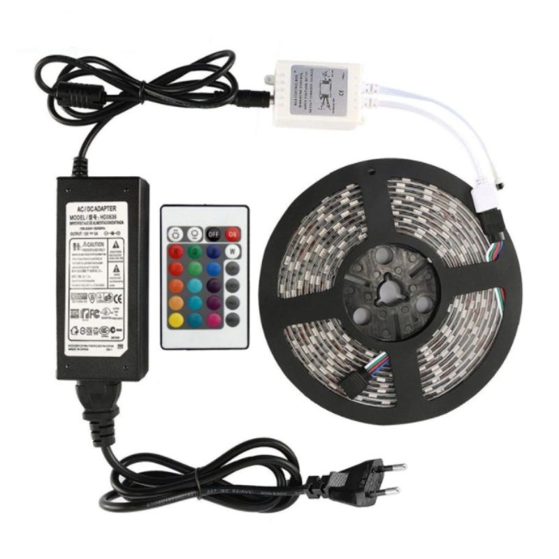Kit Banda Led RGB 5M, 5050 cu 30led/1ML, IP65