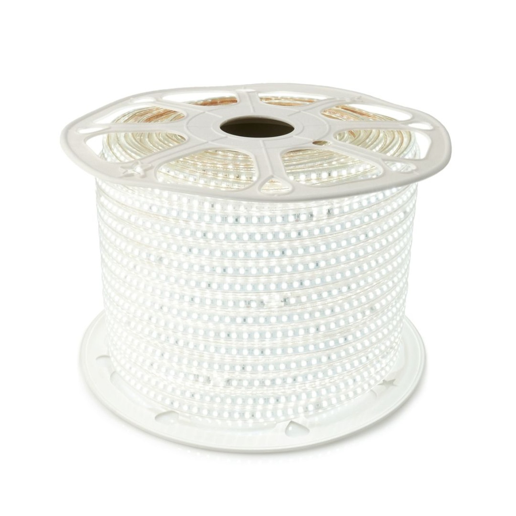 Kit banda Led  100ml,  3528 120 leduri, IP65 220V, 6500K, cablu alimentare inclus