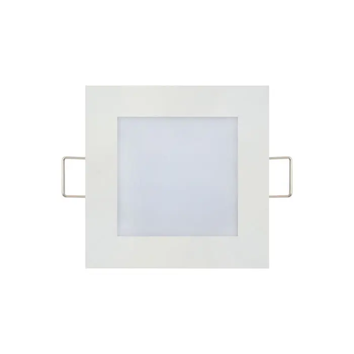 Spot Led 3W lumina Rece (6400K) Patrat ,Metal/Plastic Alb