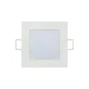 Spot Led 3W lumina Rece (6400K) Patrat ,Metal/Plastic Alb
