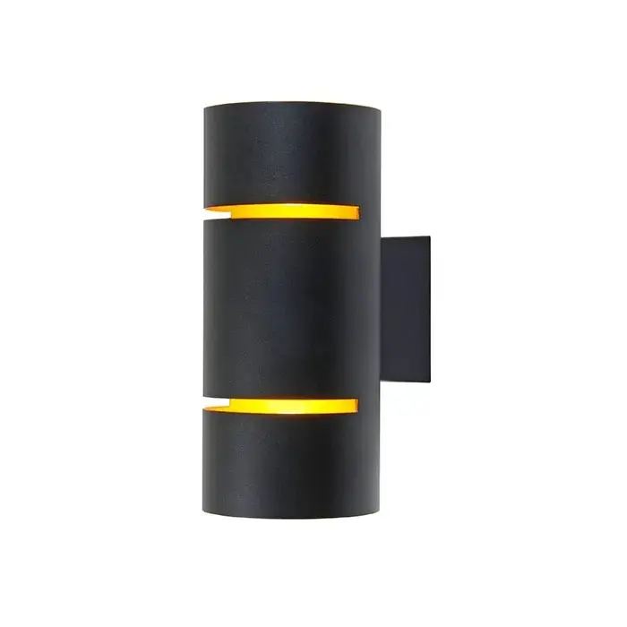 Aplica  LED 10W, Lumina Neutra  4200K, de Exterior,Rezitenta la Apa IP65,Neagra,Diam9cm*H 20cm 
