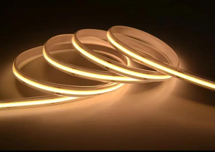 Kit Banda LED COB 12W per metru 8mm IP65 Alimentator inclus