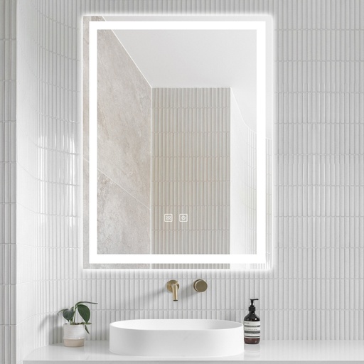 Raphaela Oglinda Baie 60X45 Led si Dezaburire, cu Senzor Tactil si Touch