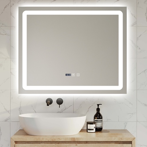 Ruth Oglinda Baie 80X65 Led si Dezaburire, cu Senzor Tactil, Touch si Ceras digital