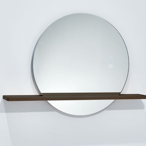 Joselito Oglinda Baie 60Cm Led si Dezaburire, cu Senzor Tactil, Cu suport De Lemn si 2 Tipuri de Lumina 3000K si 6500K