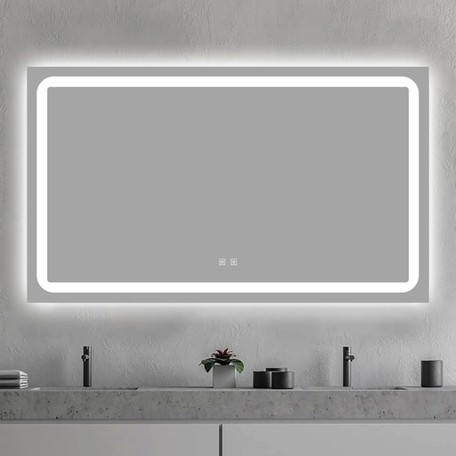 Sofi Oglindă Baie 120X65 Led si Dezaburire, cu Senzor Tactil, Touch
