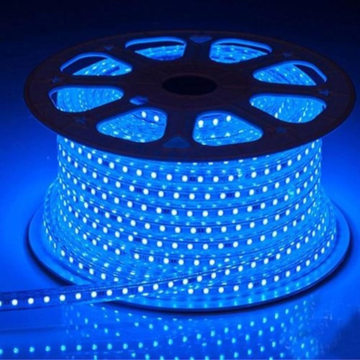 [081-004-0001-50BL] Banda Led Exterior 5050 Albastra IP65 3,5W Led , Rola 50ml  240Lm 60 leduri pe metru Volga