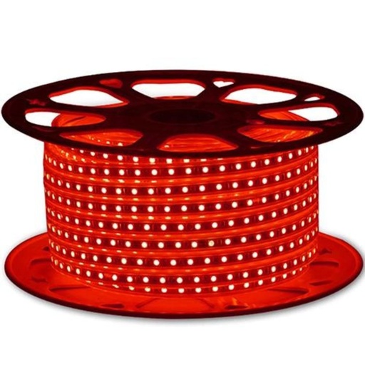 [081-004-0001-50RD] Banda Led Exterior 5050 Rosie IP65 3,5W Led , Rola 50ml  240Lm 60 leduri pe metru Volga