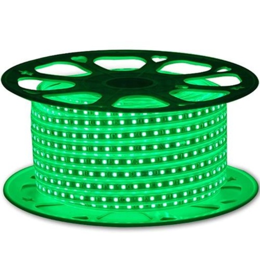 [081-004-0001-50GN] Banda Led Exterior 5050 Verde IP65 3,5W Led , Rola 50ml  240Lm 60 leduri pe metru Volga