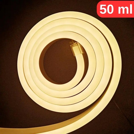 [081-010-0001-2750] Banda Led Luminos Neon Flex 50M, Lumina Alb Cald 2700K, IP65