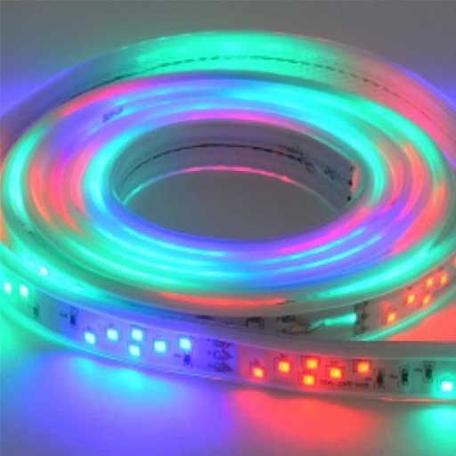 [081-006-0002] Banda Led RGB Exterior 5M 2835 IP65,108 leduri 7W 1ml, Colorado RGB