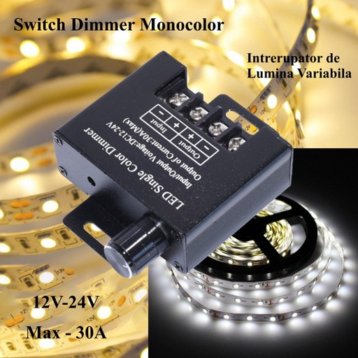 [ALX-18A091] Dimmer banda led Monocolor 12-24V 30A
