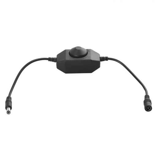 [ALX-18E017] Variator banda led cu dimmermanual, negru cu mufa DC 2,1mm