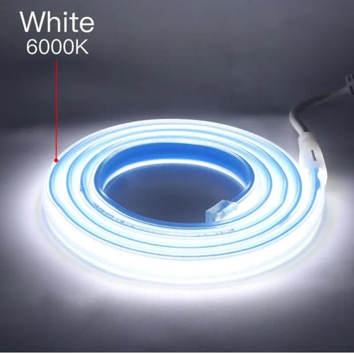 [LM-KITCOB40M6500K] banda LED COB 220V, FlexiLum220, 480W 48000Lm, 6500K, 40M cu alimentator inclus