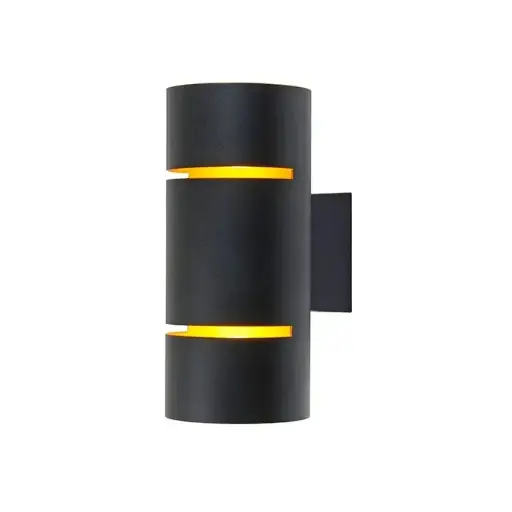Aplica  LED 10W, Lumina Neutra  4200K, de Exterior,Rezitenta la Apa IP65,Neagra,Diam9cm*H 20cm 