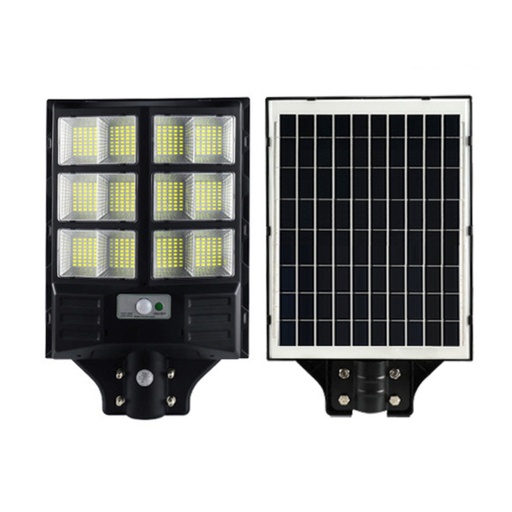 [LOG-PSC-600] Lampa Solara Stradala 600W, Iluminat Perimetral, Incarcare Rapida, 6500K, Panou 6V 15W, Acumulator 3,2V 15000mA si Telecomanda